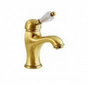 Смеситель для раковины на 1 отверстие Fiore IMPERIAL SKY золото/Swarovski 82OO5221