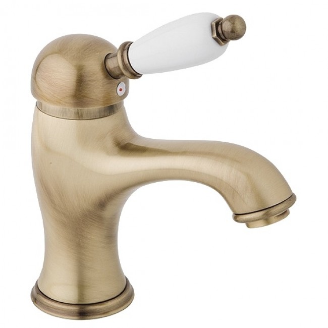 Смеситель для раковины на 1 отверстие Fiore IMPERIAL бронза/керамика 83ZZ5221