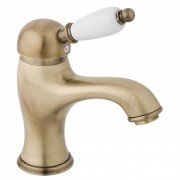 Смеситель для раковины на 1 отверстие Fiore IMPERIAL бронза/керамика 83ZZ5221