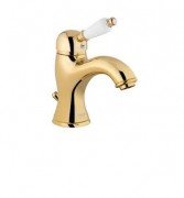 Смеситель для раковины на 1 отверстие Fiore IMPERIAL золото/керамика 83OO5221