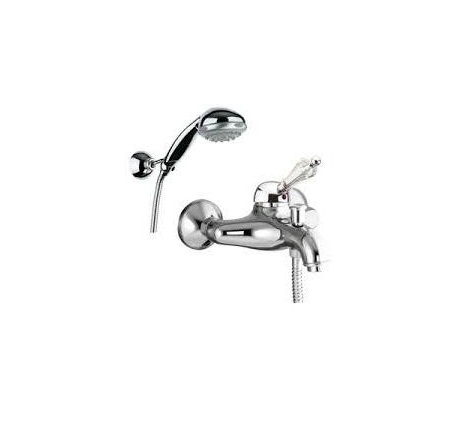 Смеситель для ванны c ручным душем Fiore IMPERIAL  хром/Swarovski 82CR5100