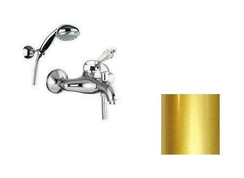 Смеситель для ванны c ручным душем Fiore IMPERIAL  золото/Swarovski 82OO5100