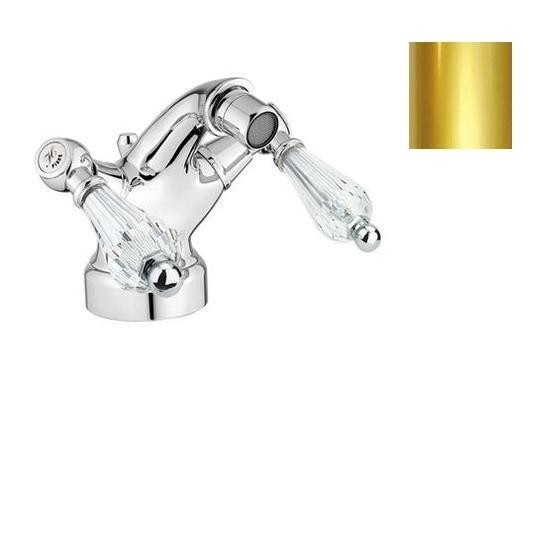 Змішувач для біде на 1 отвір Fiore GIOIELLI хром-золото / Swarovski 08CO632