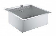 Мойка для кухни прямоугольная Grohe K800 врезная  1 чаша  без корзинчатого вентиля  нержавеющая сталь 31583SD0