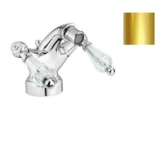 Змішувач для біде на 1 отвір Fiore GIOIELLI хром-золото / Swarovski 08CO632