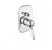 Смеситель для душа скрытого монтажа с переключателем Fiore IMPERIAL хром/керамика 83CR5134