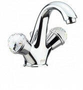 Смеситель для раковины на 1 отверстие Fiore XT SKY хром/Swarovski 17CR0623