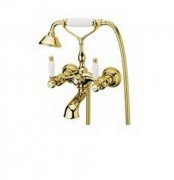 Смеситель для ванны c ручным душем Fiore GIOIELLI  золото/Swarovski 08OO0600