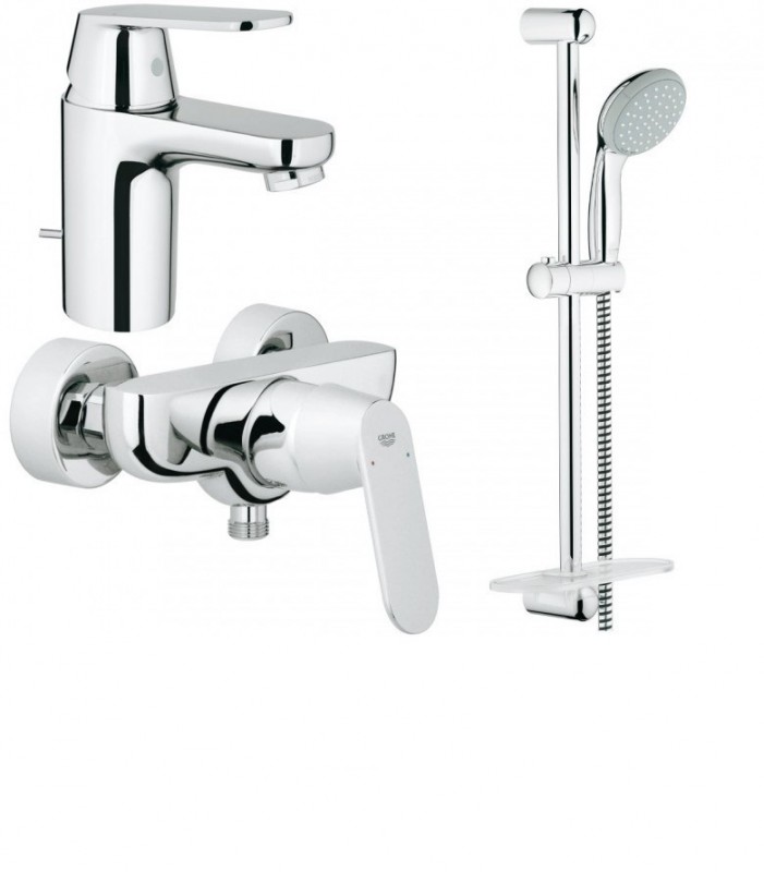 Набір змішувачів для душу Grohe Eurosmart Cosmopolitan хром 126114S