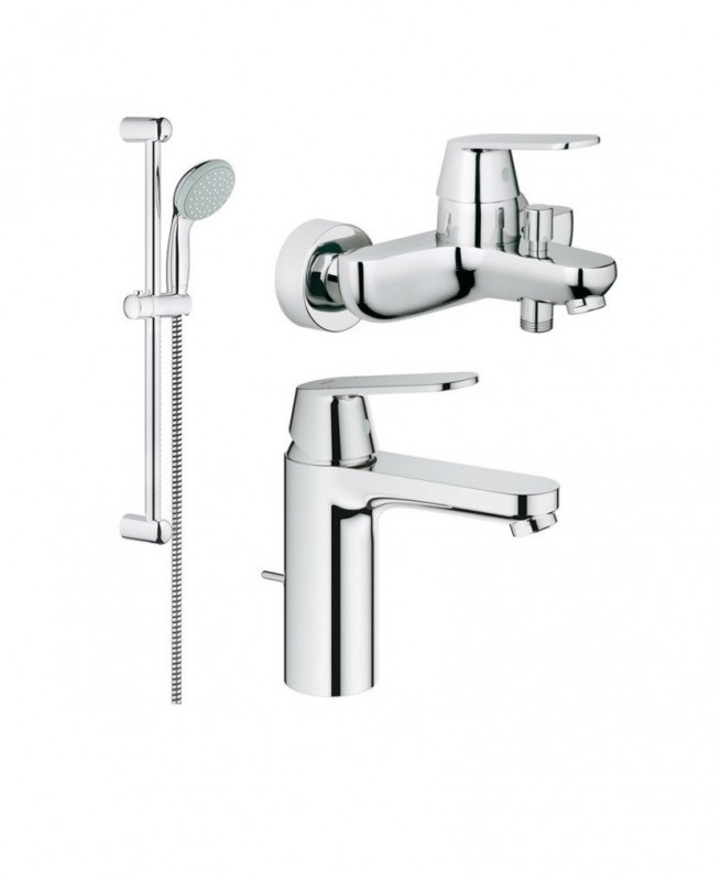 Набір змішувачів для ванної Grohe Eurosmart Cosmopolitan хром 126112M