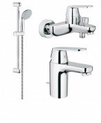 Набор смесителей для ванной Grohe Eurosmart Cosmopolitan хром 126111S
