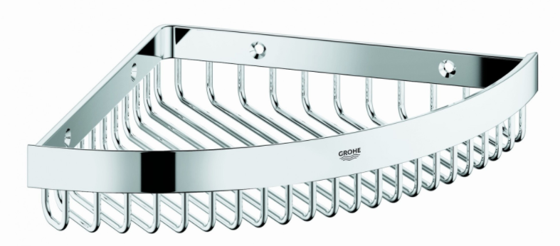 Полочка-решетка угловая Grohe Selection Cube хром 40809000