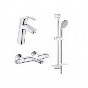 Набор смесителей для ванной Grohe Eurosmart хром 34101TM