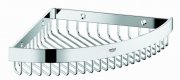 Полочка-решетка угловая Grohe Selection Cube хром 40809000