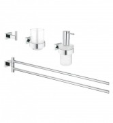 Набор аксессуаров Grohe Essentials Cube 4 предмета хром 40847001