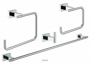 Набір аксесуарів Grohe Essentials Cube (4 предмета) хром 40778001