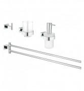 Набір аксесуарів Grohe Essentials Cube 4 предмета хром 40847001