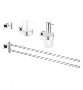 Набор аксессуаров Grohe Essentials Cube 4 предмета хром 40847001