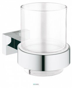 Стакан с держателем Grohe Essentials Cube хром 40755001