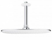 Верхний душ с потолочным кронштейном GROHE Rainshower Cosmopolitan Metal 30х15 хром/белый 26059LS0