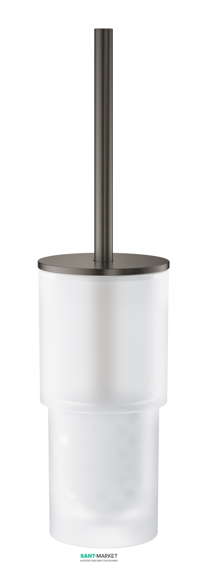 Комплект с туалетным ершиком Grohe Atrio New матовый графит 40314AL3