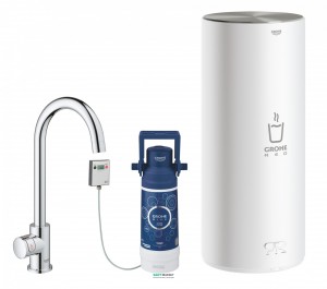 Вентиль для кухни Grohe Red Mono New + Бойлер (L-size в комплекте) с функцией кипячения воды хром 30080001
