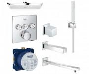 Душевой гарнитур Grohe Grohtherm SmartControl хром 34506SC2