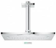 Верхний душ с кронштейном GROHE Rainshower F-series 254мм потолочный кронштейн хром 26061000