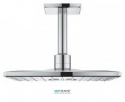 ЛЕЙКА с кронштейном ДЛЯ ВЕРХНЕГО ДУША GROHE Rainshower F-Series ХРОМ 26481000