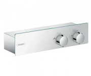 Смеситель для душа настенный двухвентильный с термостатом Hansgrohe ShowerTablet белый/хром 13102400