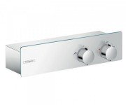 Смеситель для душа настенный двухвентильный с термостатом Hansgrohe ShowerTablet белый/хром 13102400