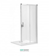 Душові двері в нішу Kolo GEO 6 скляна розсувна 140х190 частина 1/2 GDRS14222003A