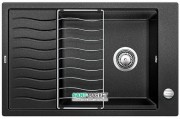 Мойка для кухни прямоугольная BLANCO ELON XL 6 S SILGRANIT врезная  с клапаном-автоматом  антрацит 524834