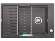 Мойка для кухни прямоугольная BLANCO ELON XL 6 S SILGRANIT врезная  с клапаном-автоматом  темная скала 524835