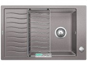 Мойка для кухни прямоугольная BLANCO ELON XL 6 S SILGRANIT врезная  с клапаном-автоматом  алюметаллик 524836