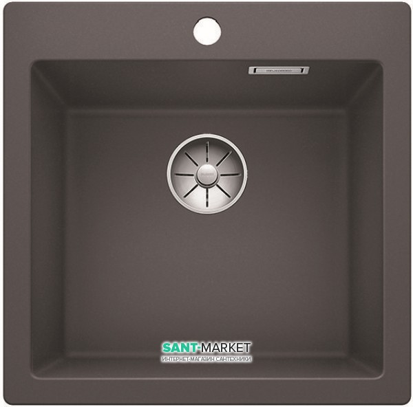 Мийка для кухні прямокутна Blanco PLEON 5 SILGRANIT® PuraDur® темна скеля 521669