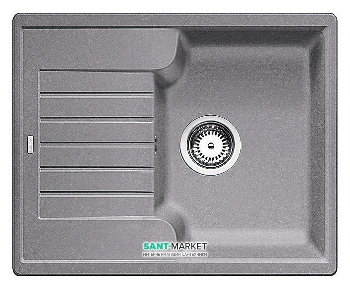 Мийка для кухні прямокутна BLANCO Zia 40S SILGRANIT® PuraDur® алюметаллик 516919