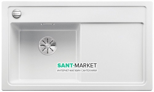Мойка для кухни прямоугольная BLANCO ZENAR 45 S SILGRANIT® PuraDur® белая 523810