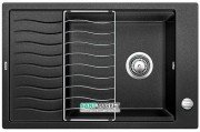 Мойка для кухни прямоугольная BLANCO ELON XL 6 S SILGRANIT врезная  с клапаном-автоматом  антрацит 524834