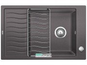 Мойка для кухни прямоугольная BLANCO ELON XL 6 S SILGRANIT врезная  с клапаном-автоматом  темная скала 524835