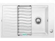 Мойка для кухни прямоугольная BLANCO ELON XL 6 S SILGRANIT врезная  с клапаном-автоматом  белый 524838