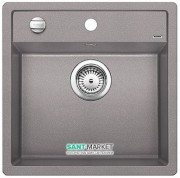 Мойка для кухни прямоугольная BLANCO DALAGO 5 SILGRANIT врезная  с клапаном-автоматом  алюметаллик 518522