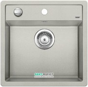 Мойка для кухни прямоугольная BLANCO DALAGO 5 SILGRANIT врезная  с клапаном-автоматом  жемчужный 520544