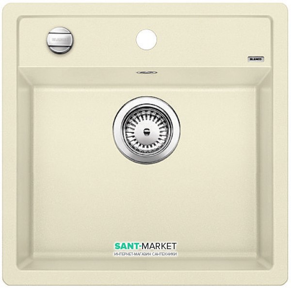 Мойка для кухни прямоугольная BLANCO DALAGO 5 SILGRANIT врезная  с клапаном-автоматом  жасмин 518525