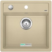 Мойка для кухни прямоугольная BLANCO DALAGO 5 SILGRANIT врезная  с клапаном-автоматом  шампань 518526