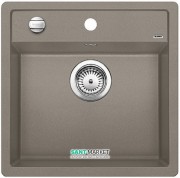 Мойка для кухни прямоугольная BLANCO DALAGO 5 SILGRANIT врезная  с клапаном-автоматом  серый беж 518528