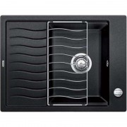 Мийка для кухні прямокутна BLANCO Elon 45 S SILGRANIT® PuraDur® антрацит 524814