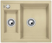 Мойка для кухни прямоугольная BLANCO METRA 6 SILGRANIT врезная  с клапаном-автоматом  шампань 516159