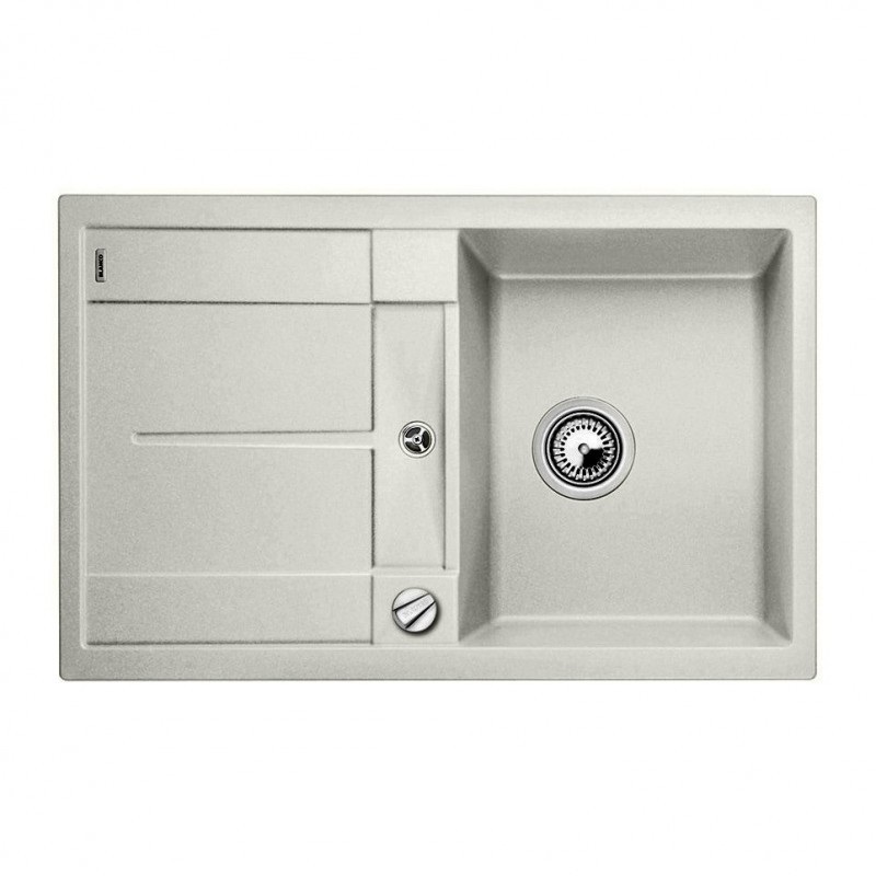 Мийка для кухні прямокутна BLANCO Metra 45 S Compact SILGRANIT® PuraDur® перловий 520570