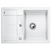 Мийка для кухні прямокутна BLANCO Metra 45 S Compact SILGRANIT® PuraDur® біла 519576